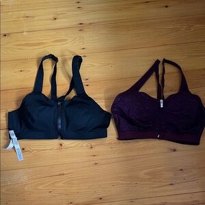 VSX Black and Dark Purple Sports Bras